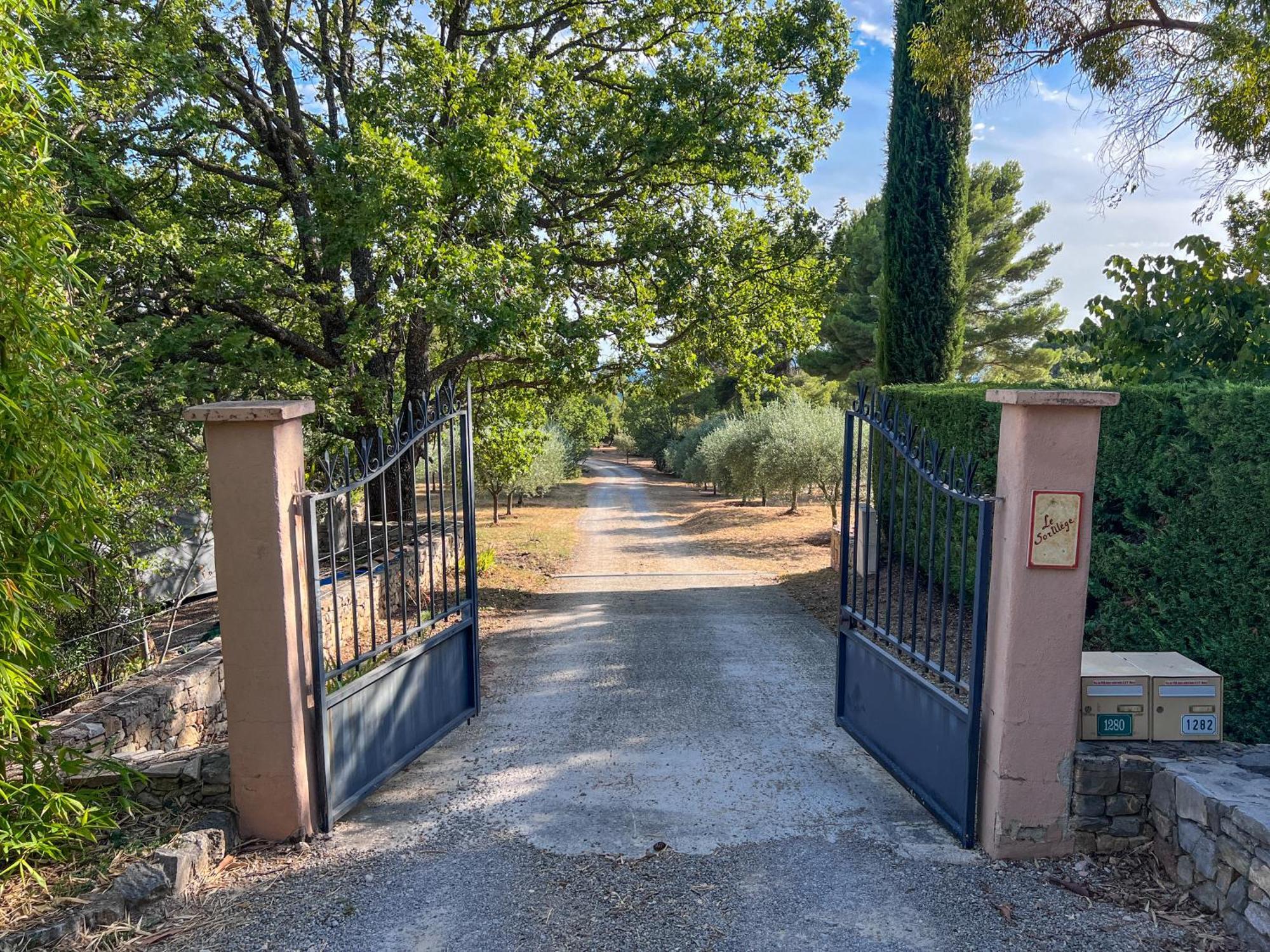 Villa "Le Sortilege" Vue Panoramique Et Piscine Tourtour Exteriör bild